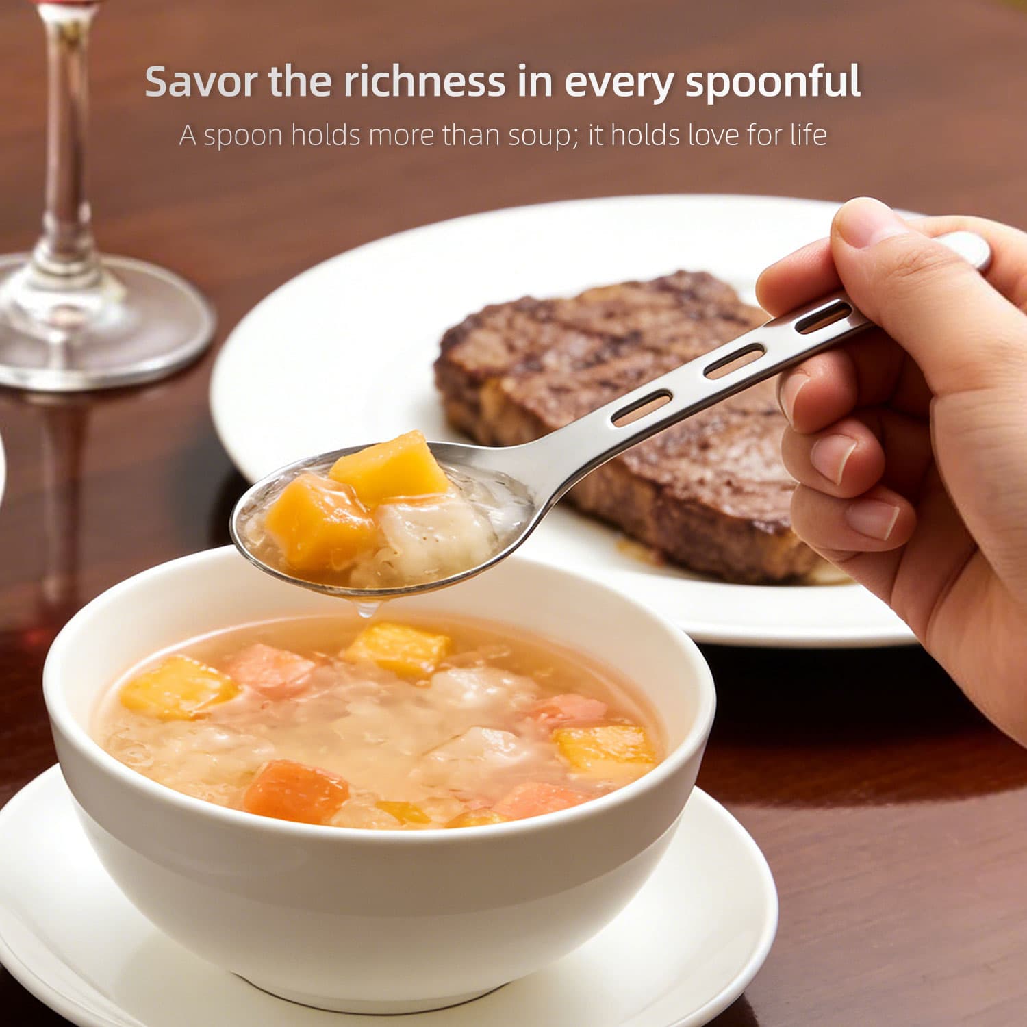 Outdoor 3 Piece Stainless Steel Cutlery Set view 5
